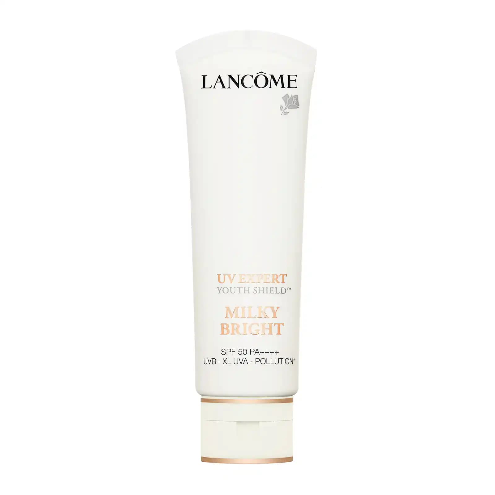 Lancôme UV Expert Youth Shield Milky Bright SPF 50 ile Günlük Güneş Koruma ve Cilt Bakımı