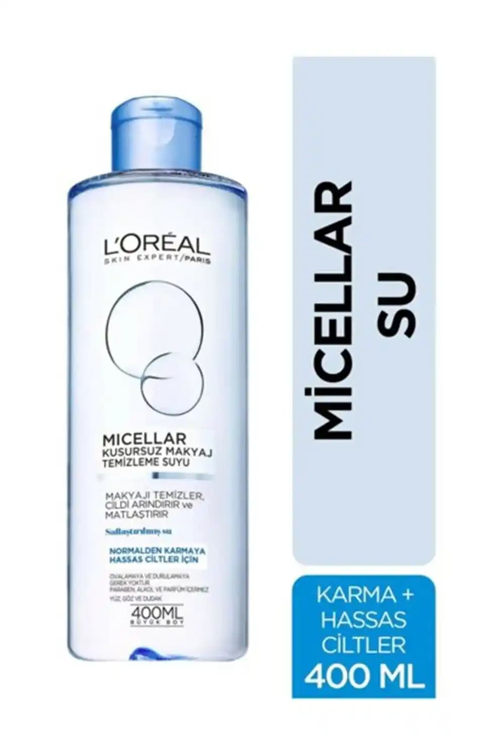 Loreal Paris Micellar Kusursuz Makyaj Temizleme Suyu ile Sağlıklı ve Parlak Cilt Bakımı