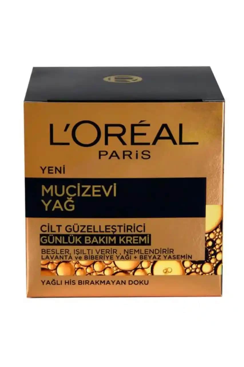 Loreal Paris Mucizevi Yağ ile Günlük Cilt Bakım Kremi: Nemlendirme ve Yenileme Özellikleri