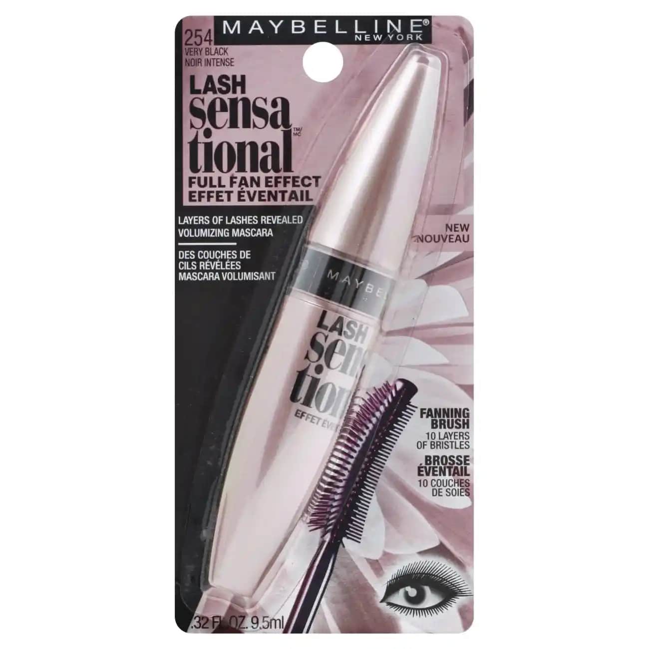 Maybelline Lash Sensational Full Fan Effect Maskarası ile doğal ve etkileyici kirpik görünümü sağlama