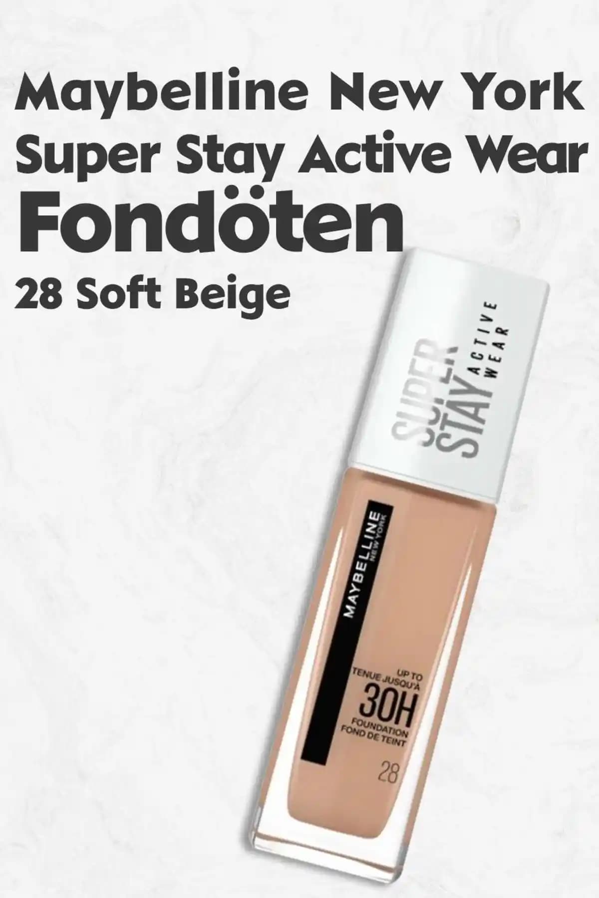 Maybelline Superstay Active Wear Fondöten: Uzun Süre Kalıcı ve Dayanıklı Makyaj Ürünü