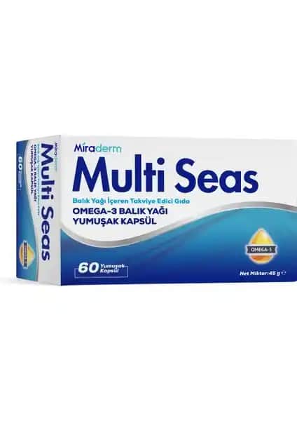 Multi Seas Balık Yağı: Kozmetik ve Kişisel Bakımda Doğal Destek Sağlayan Omega-3 Takviyesi