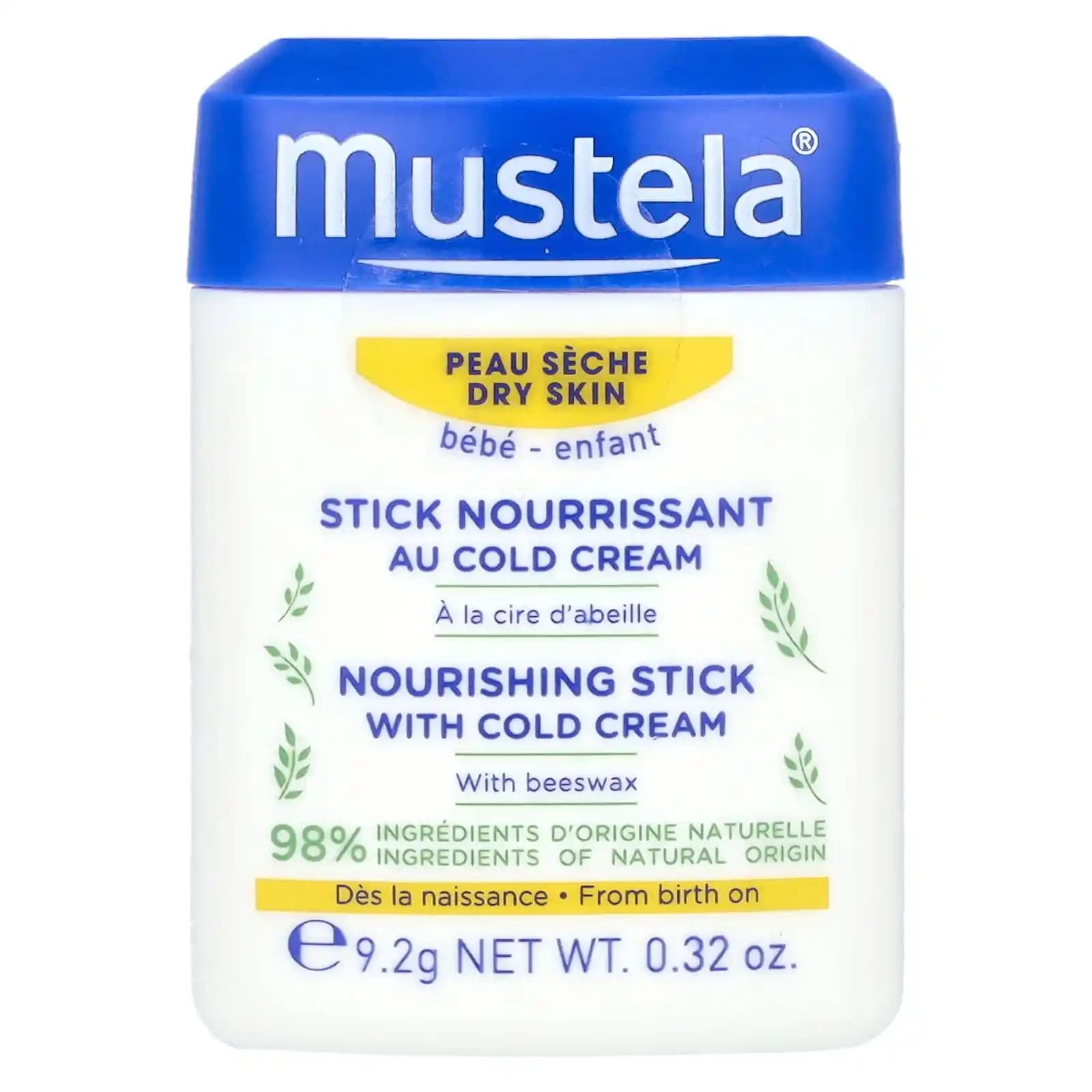 Mustela Besleyici Çubuk ve Soğuk Krem: Hassas ve Kuru Ciltler İçin Doğal Çözüm