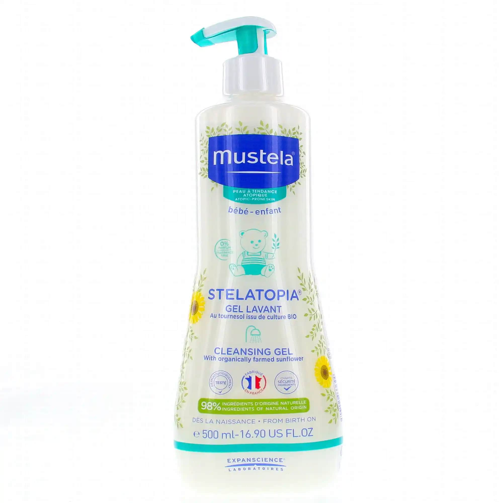 Mustela Stelatopia Gel Lavant: Hassas ve Egzama Eğilimli Ciltler İçin Uygun Temizlik Ürünü