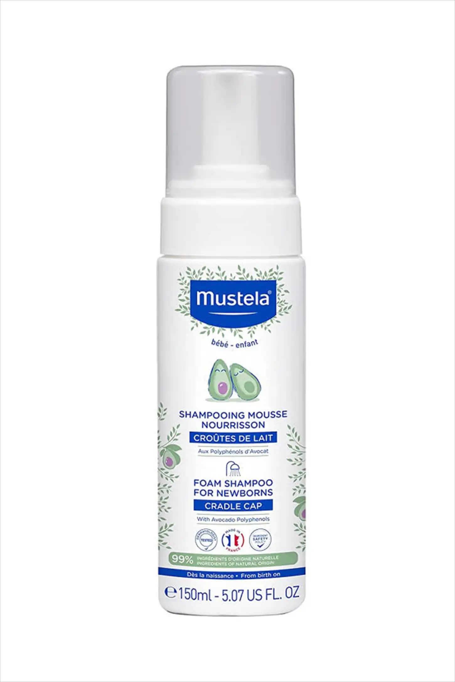 Mustela Yenidoğan Köpük Şampuanı: Hassas Bebek Cildi İçin Güvenli Temizlik Çözümü