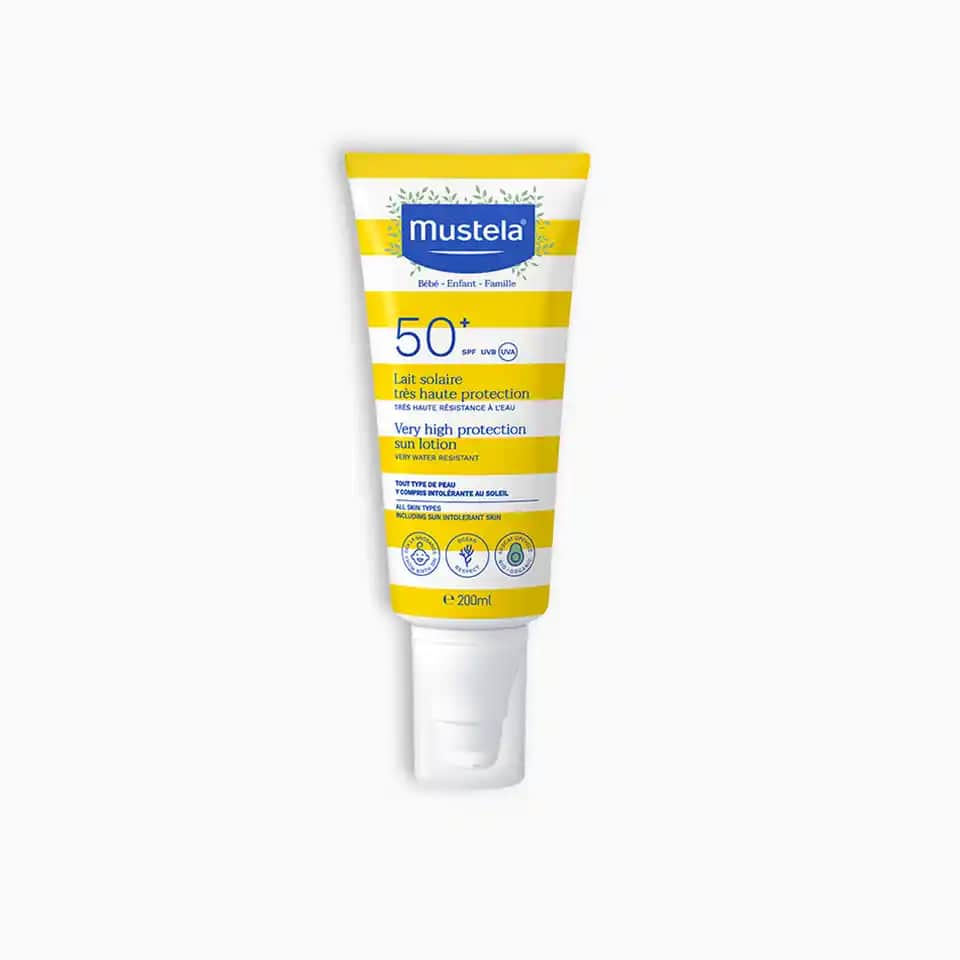 Mustela Yüksek Koruma Güneş Kremi SPF 50+ Hassas ve Kuru Ciltler İçin Güçlü Koruma