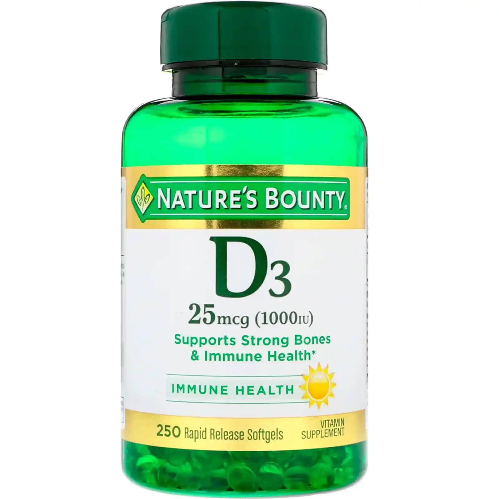 Nature’s Bounty D3 Vitamini ile Kemik Sağlığı ve Bağışıklık Güçlendirme