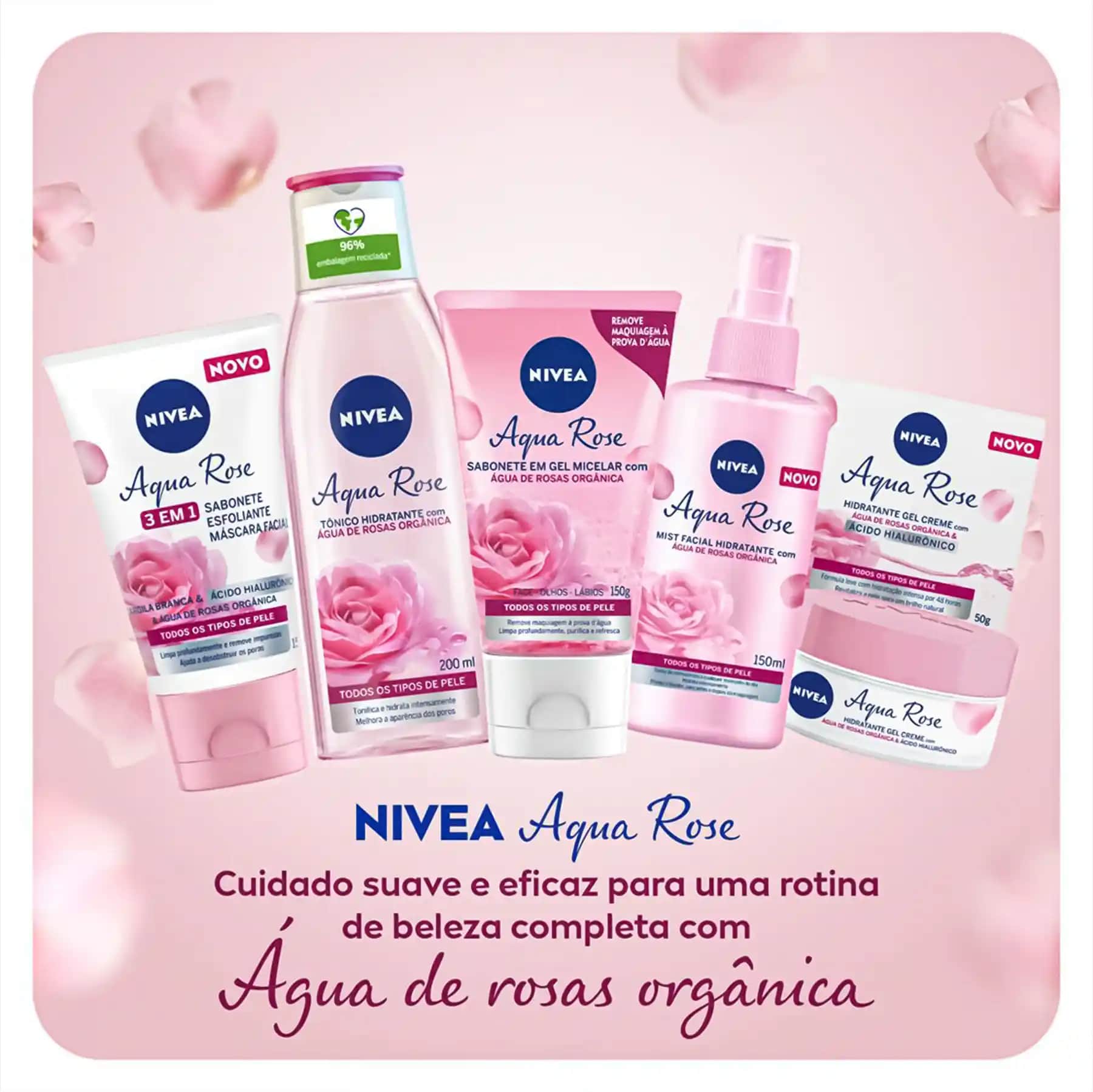 Nivea Aqua Rose Serisi: Doğal Güzellik ve Ferahlık İçin Günlük Cilt Bakım Ürünü