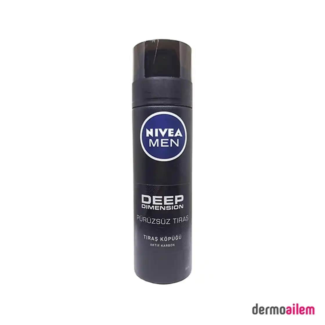 NIVEA Deep Dimension Tıraş Köpüğü: Aktif Karbon İçeriğiyle Derinlemesine Temizlik ve Konfor