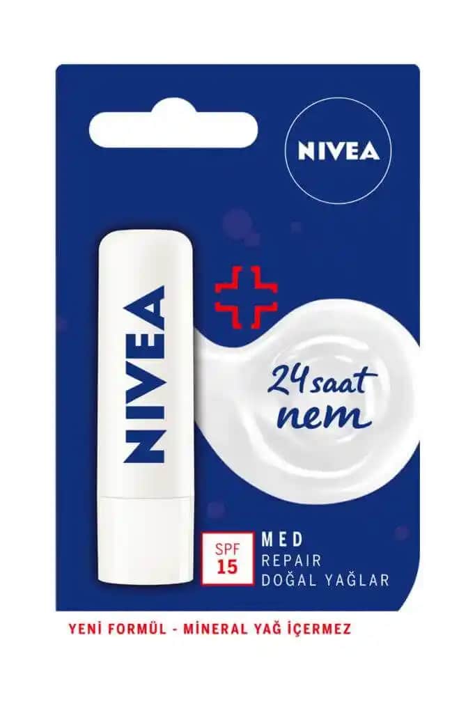Nivea Med Repair Dudak Bakım Kremi: Onarım ve Nemlendirme İçin En İyi Seçenek