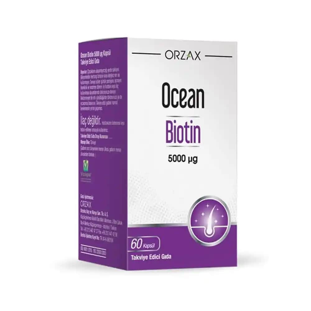 Ocean Biotin ile Saç, Cilt ve Tırnak Sağlığını Güçlendiren Doğal Takviye Ürünü