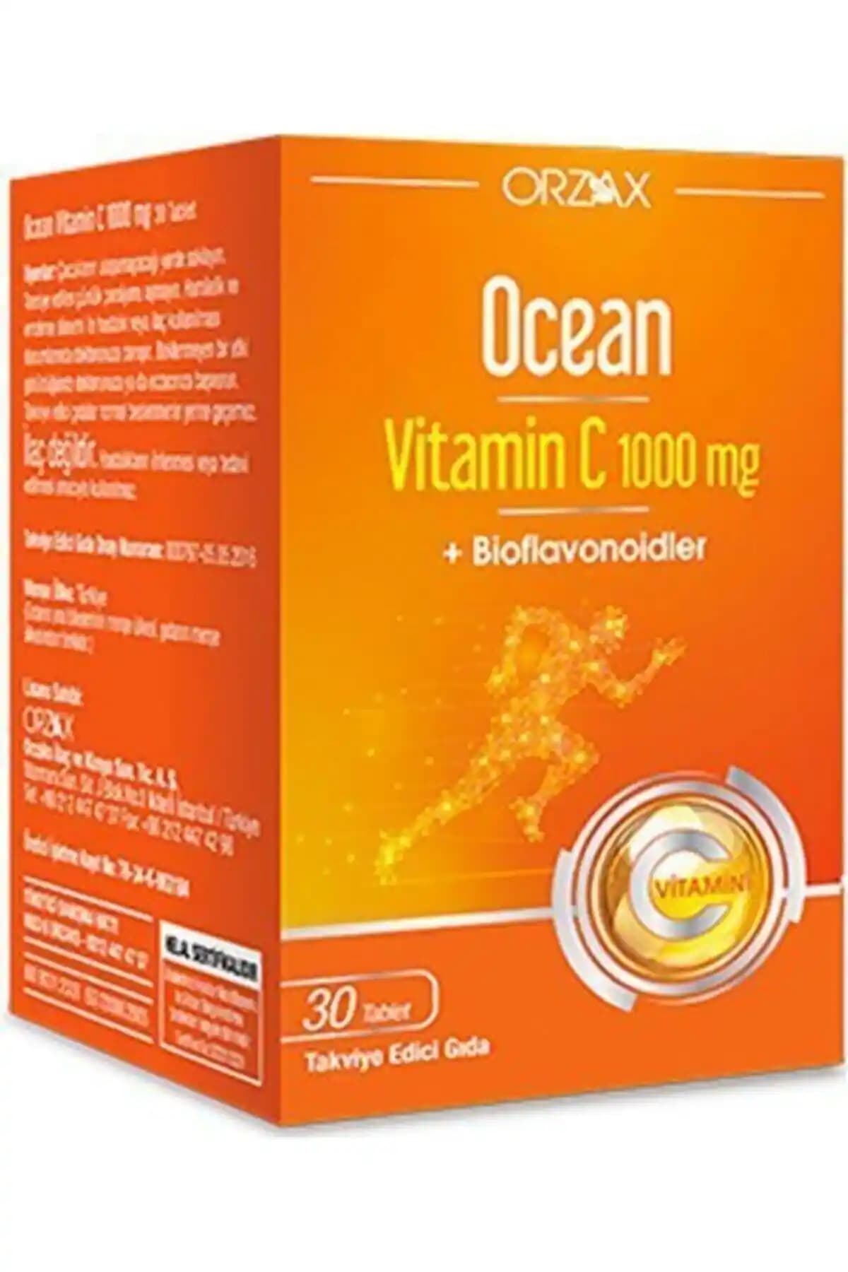 Ocean ORZAX C Vitamini ile Cilt Sağlığını Güçlendiren Etkili Bakım Ürünü