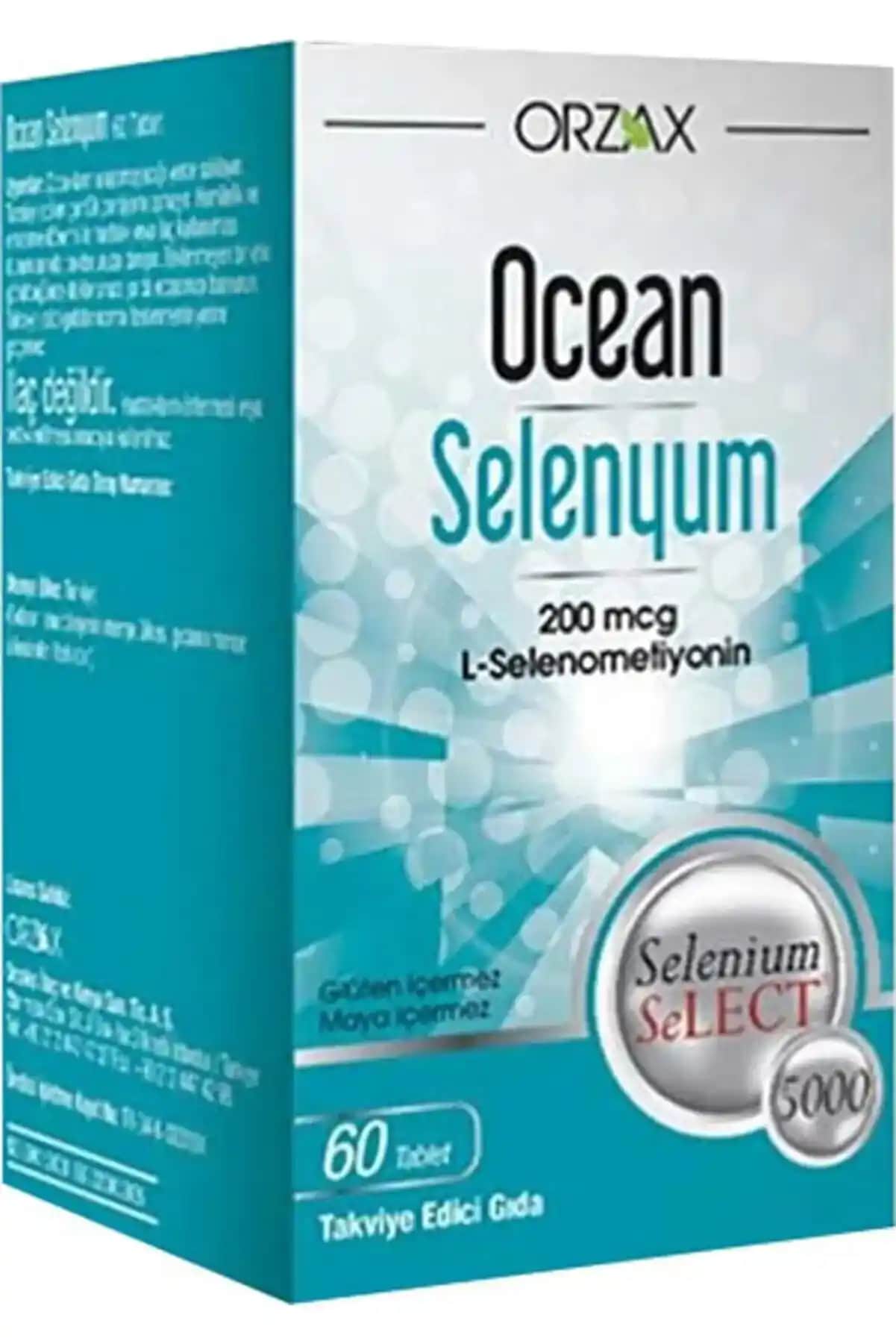 Ocean Selenyum 200 mcg ile Cilt, Saç ve Tırnak Sağlığını Güçlendiren Takviye Ürünü