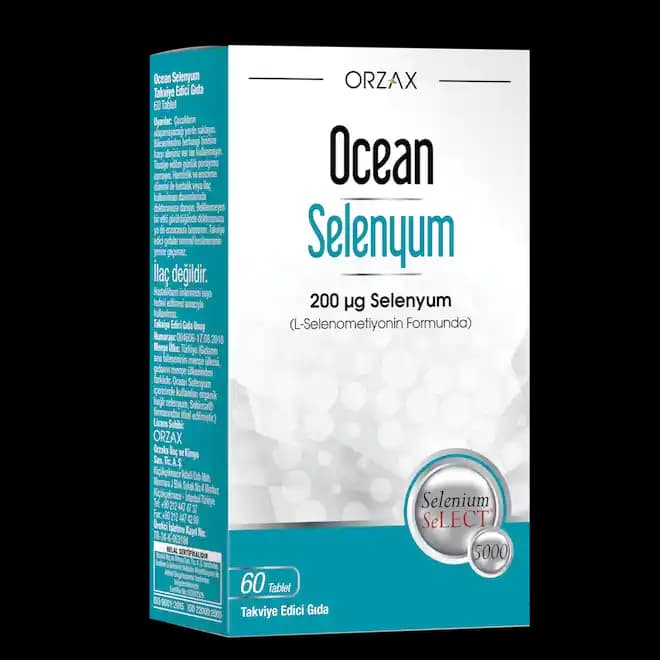 Ocean Selenyum ile Doğal ve Güçlü Bir Cilt Bakımı Destekleyici Takviye