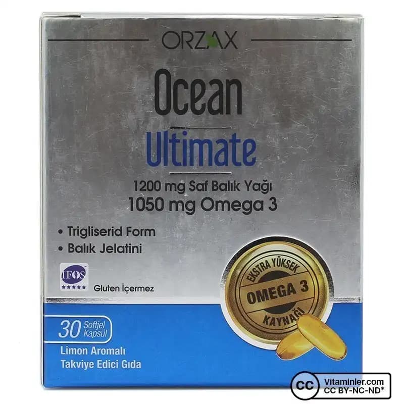 Ocean Ultimate 1200 mg Balık Yağı: Sağlık ve Güzellik İçin Doğal Omega-3 Takviyesi