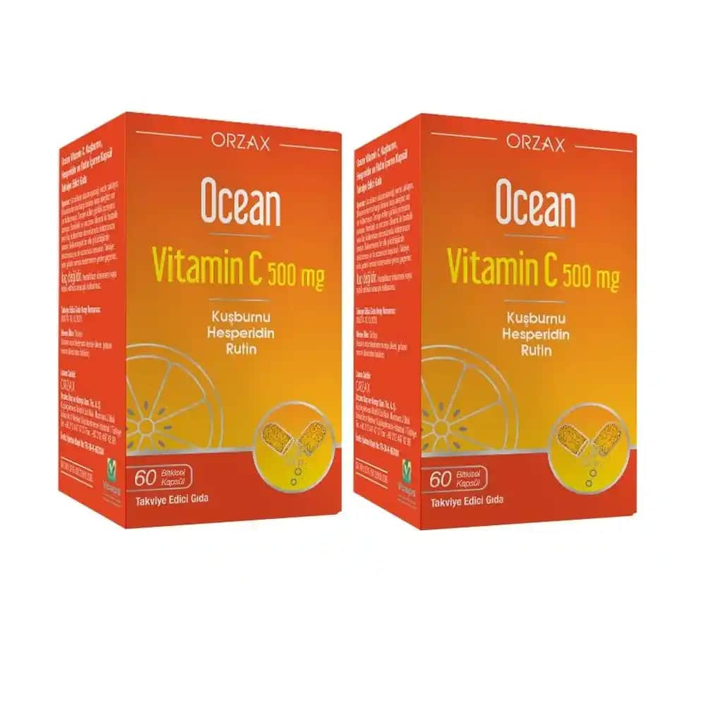 Ocean Vitamin C 500 mg ile Cilt Sağlığını Güçlendiren Gelişmiş Takviye Ürünü
