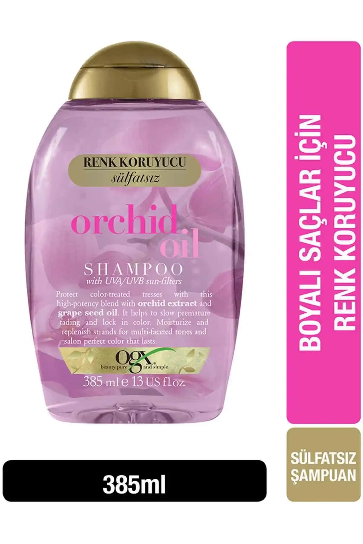 OGX Orchid Oil Renk Koruyucu Şampuanı Saçlarınızı Koruyan ve Parlatan Doğal Bakım Ürünü