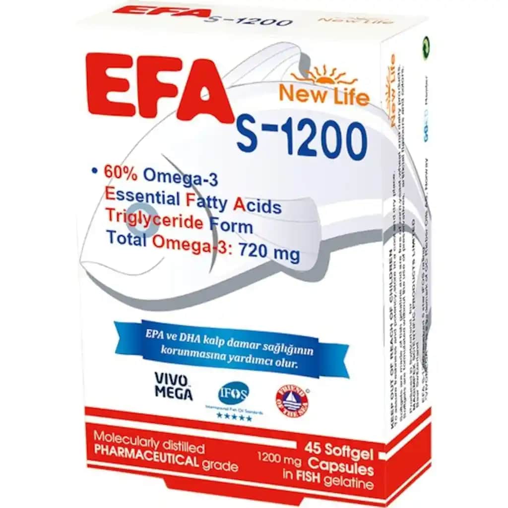 Omega 3 EFA 1200 Takviyesi ile Güzellik ve Sağlık İçin Doğru Seçenek