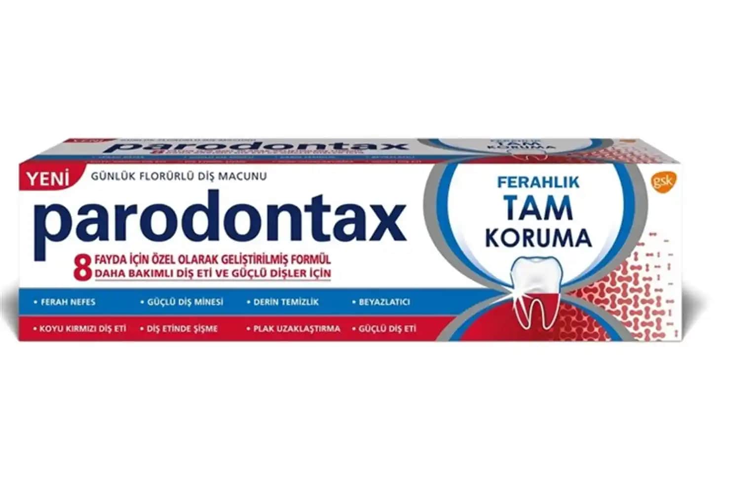 Parodontax Diş Macunu Tam Koruma ile Sağlıklı Diş Eti ve Güzel Gülüş