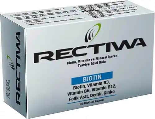 Rectiwa Biotin ile Saç ve Tırnak Sağlığını Güçlendiren Doğal Destek Ürünü