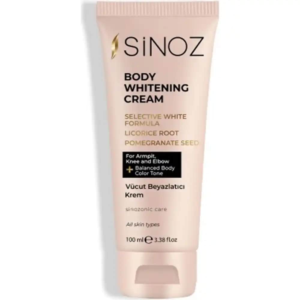 Sinöz Vücut Beyazlatıcı Krem: Cilt Tonunu Eşitleyen ve Parlatan Güçlü Formülasyon