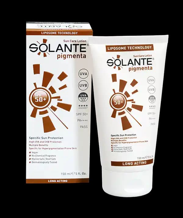 Solante Pigmenta Serisi Gelişmiş Koruma ve Cilt Sağlığı Destekleyici Özellikler