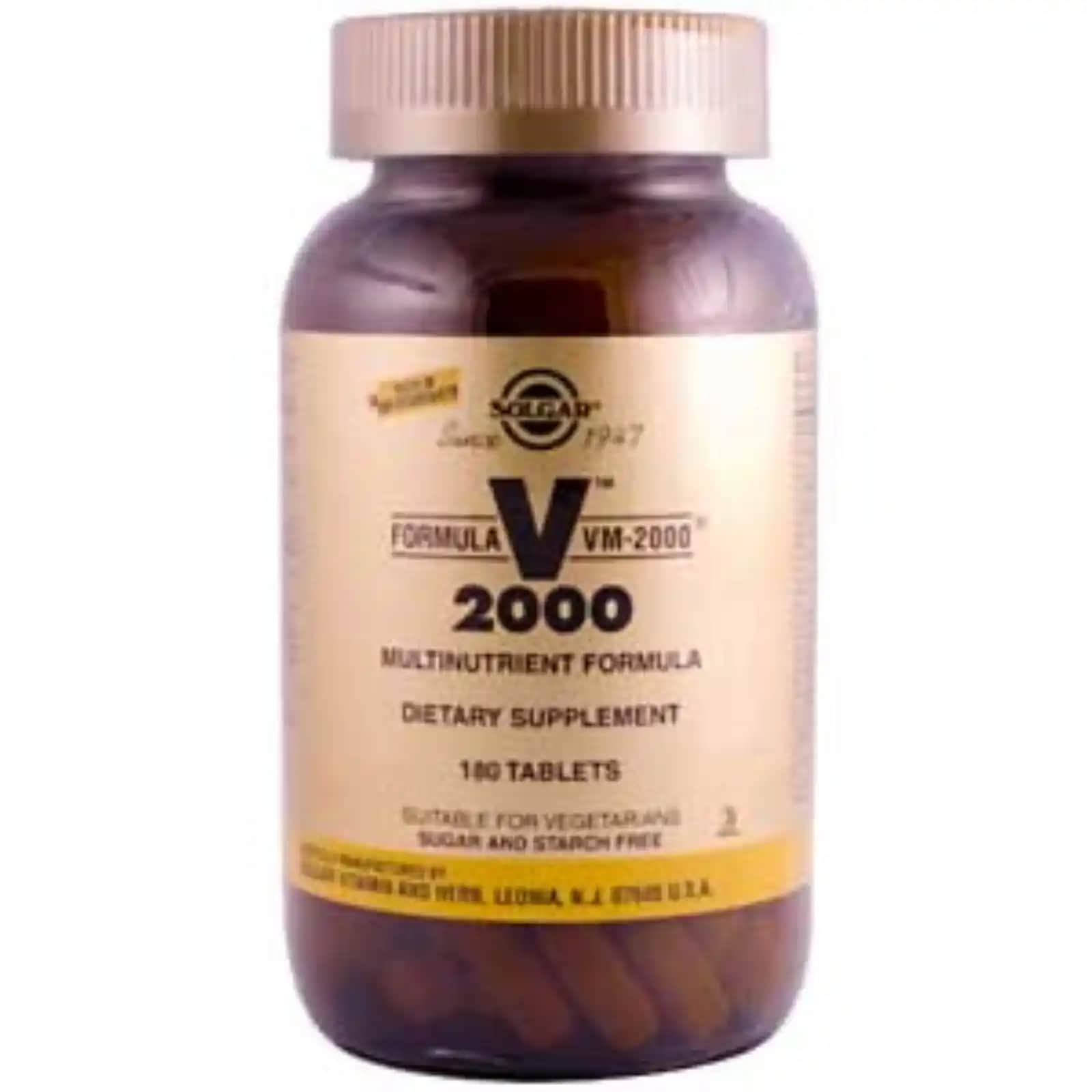 Solgar V 2000 Cilt Sağlığı ve Güzelliği Destekleyen Güçlü Multivitamin Takviyesi