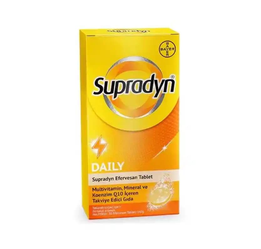 Supradyn 30 Tablet: Günlük Vitamin ve Mineral Takviyesi ile Sağlığınızı Güçlendirin