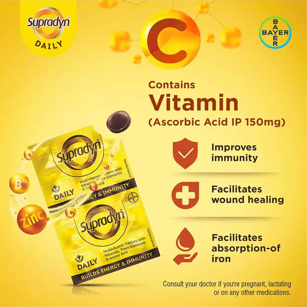 Supradyn Günlük Tablet: Günlük Enerji ve Bağışıklık Desteği İçin Güçlü Bir Takviye