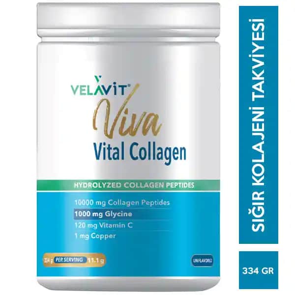 Velavit Vital Collagen ile Cilt Sağlığınızı Güçlendirin ve Yaşlanma İşaretlerini Azaltın