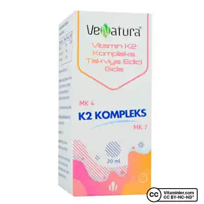 Venatura K2 Kompleks: Kemik ve Damar Sağlığını Destekleyen Güçlü Takviye Ürünü