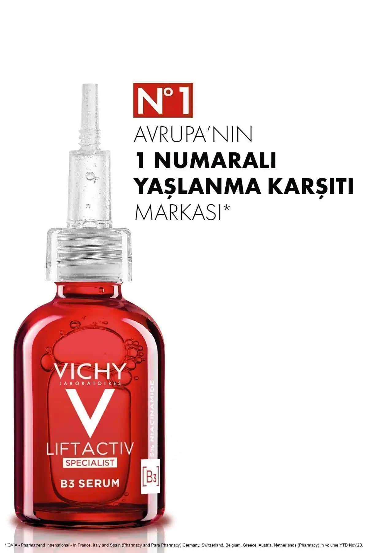 Vichy leke karşıtı serumu ile cilt tonunu eşitleyen ve lekeleri azaltan etkili bakım çözümü