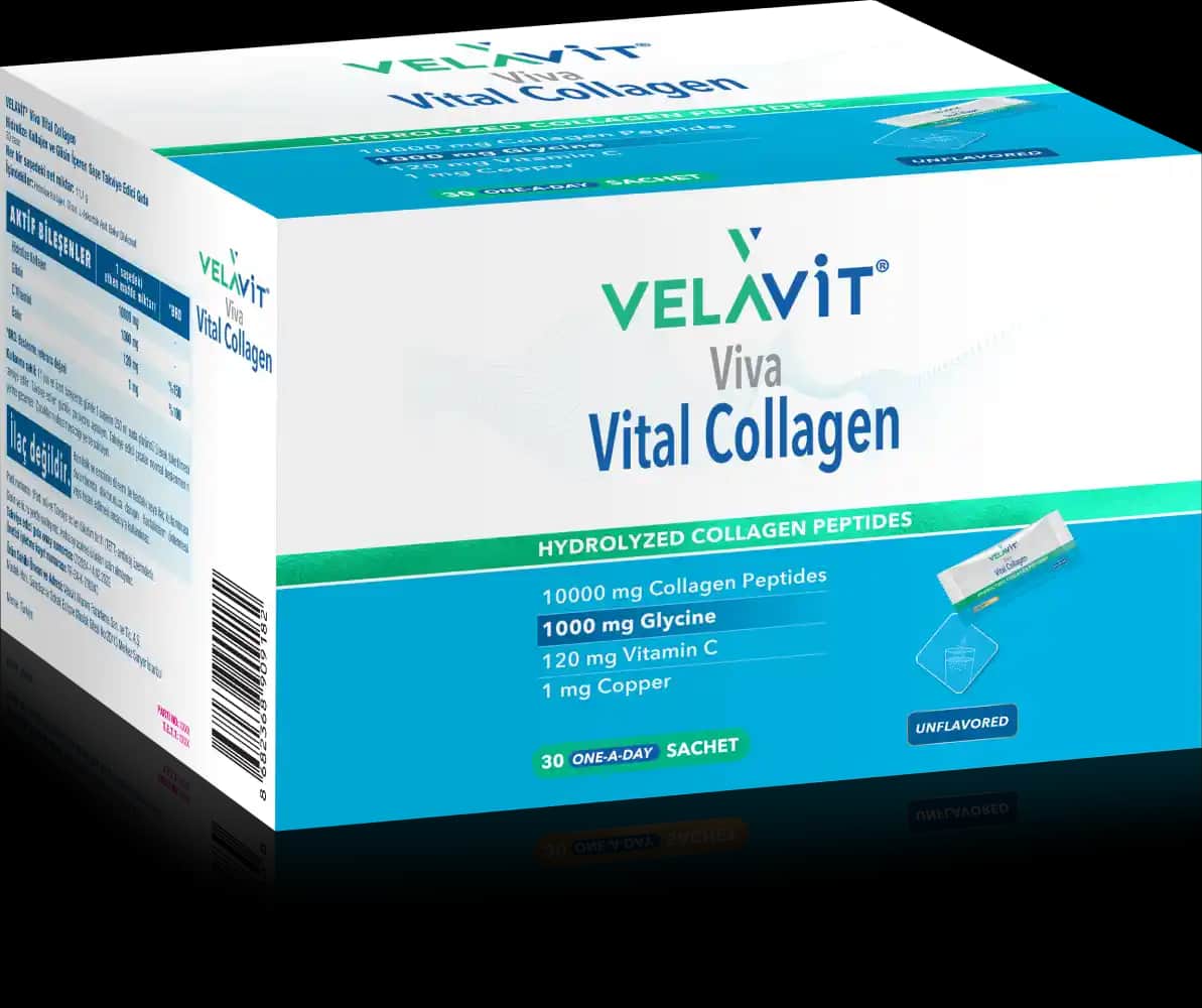 Vital Collagen Velavit ile genç ve sağlıklı cilt için etkili kollajen takviyesi