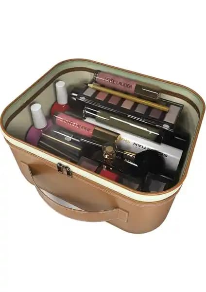 Akselife Şeffaf Makyaj Çantası ile NS Reliable Captain Seyahat Organizörü Karşılaştırması Malzeme, Boyut ve Taşıma Özellikleri