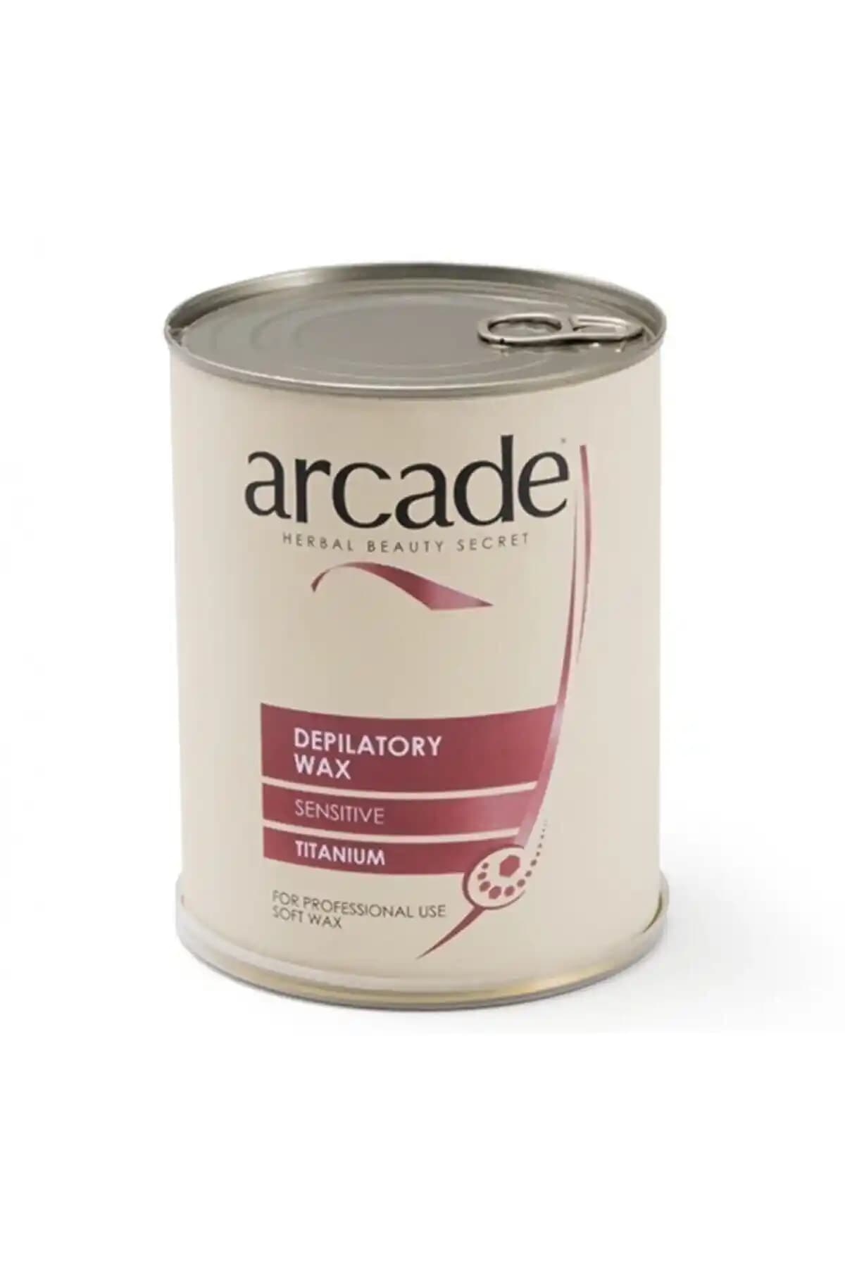 Arcade Konserve Ağda 800ml Titanyum: Doğal Reçineyle Hassas ve Etkili Tüy Alma Çözümü