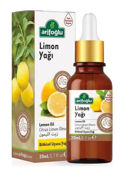 Arifoğlu Limon Yağı 20 ml: Doğal Uçucu Yağ ile Cilt ve Saçta Canlandırıcı Bakım