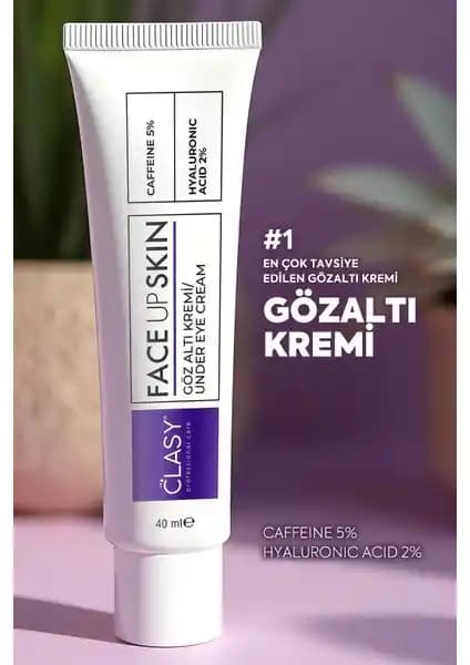 Clasy Care Face Up Skin Göz Altı Kremi: Morluklara Yoğun Nem ve Canlandırıcı Bakım