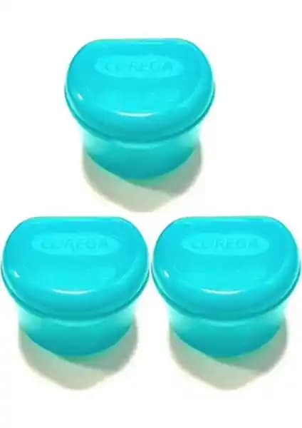 Corega 3'lü Protez Diş Saklama Kabı ile Polywax Küçük Boy Protez Kutusu Karşılaştırması