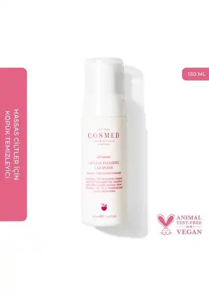 Cosmed Gentle Foaming Cleanser 150 ml: Hassas Ciltler İçin Kokusuz Nemlendirici Temizleyici