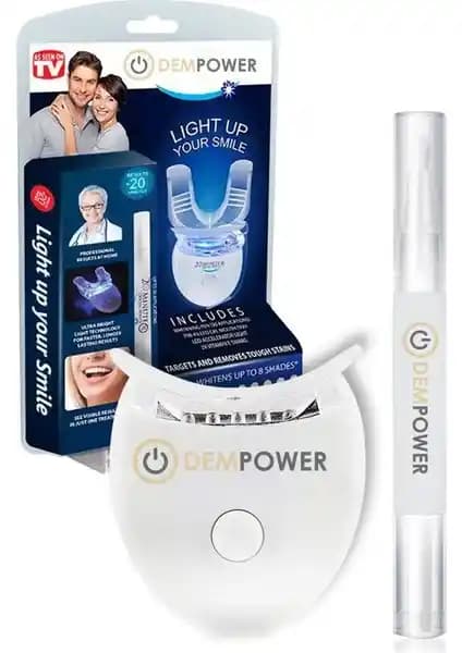 Dempower Beyazlatıcı Diş Kiti: Mavi Işık Teknolojisiyle Hızlı ve Güvenli Beyazlatma Seti