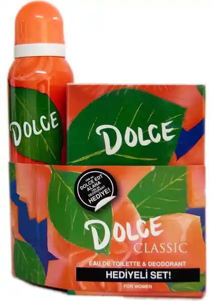 Dolce Edt 100 ml +Deo Classic vs Dolce Edt 100 ml + Deodorant 150 ml Hediyeli Kofre