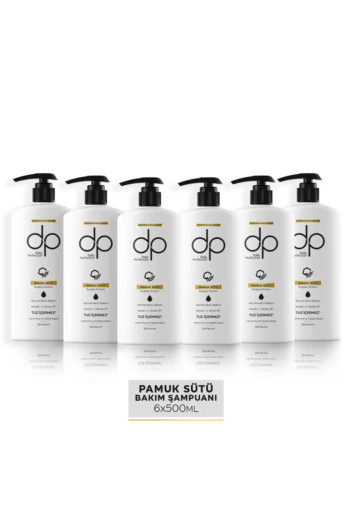 dp Daily Perfection Tuzsuz Şampuan: Pamuk Sütü ve Buğday Proteini ile Saçlarda Denge