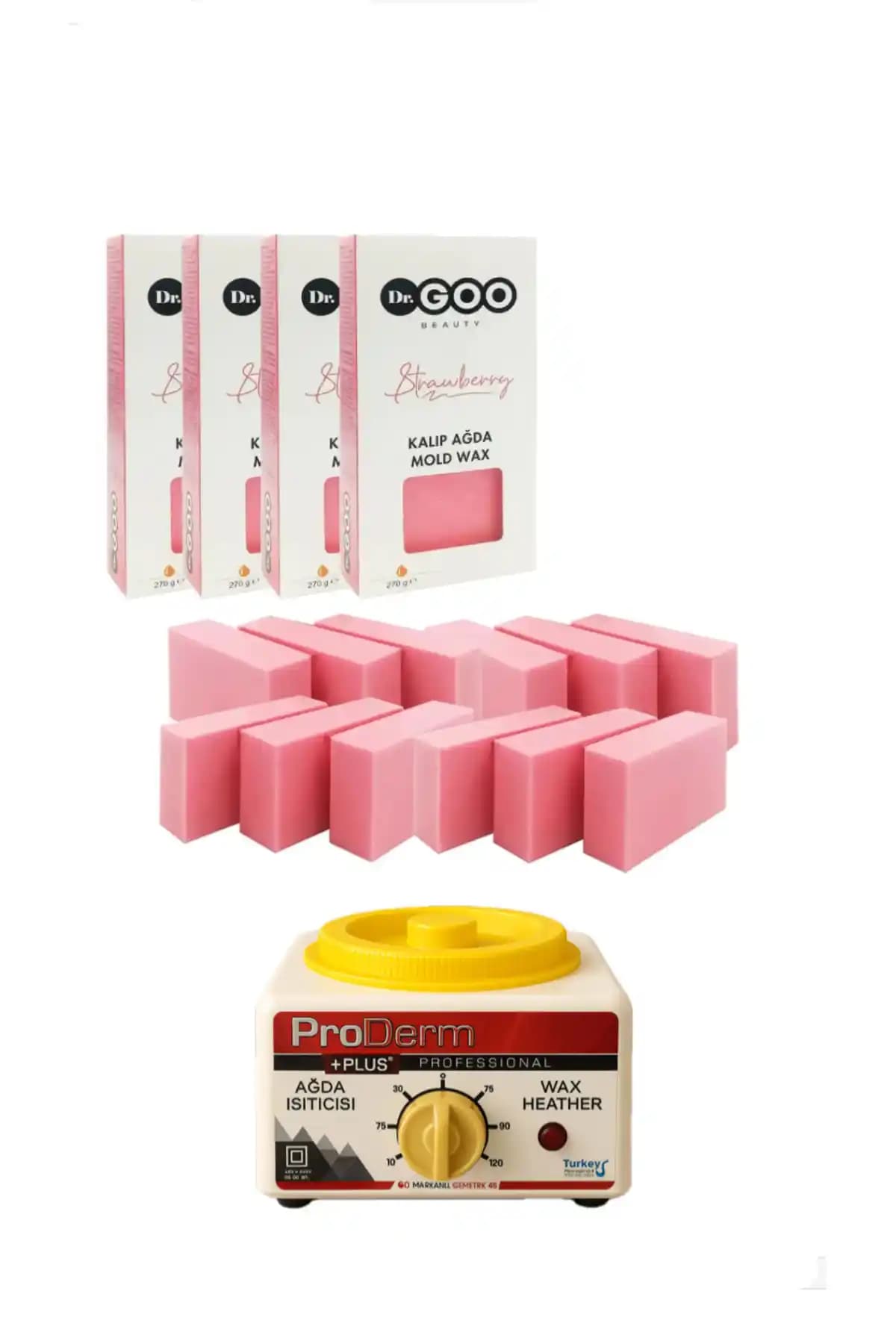 Dr. Goo Beauty 4'lü Kalıp Ağda 1080 g ve Isıtıcı Kazan İncelemesi: Doğal İçerik ve Evde Kolay Uygulama