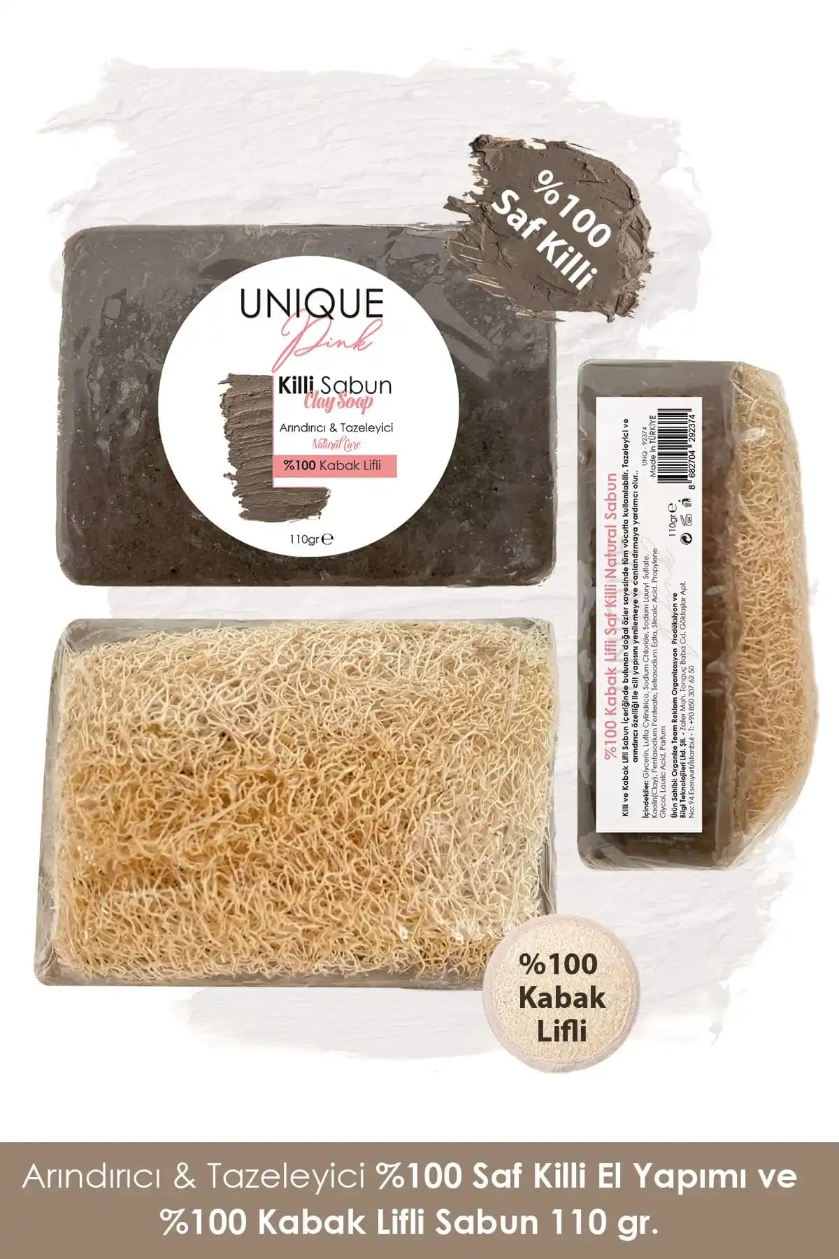 El Yapımı Kil ve Kabak Lifli Sabun: Doğal Temizleme ve Hafif Eksfoliasyon için