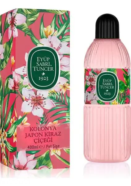 Eyüp Sabri Tuncer Japon Kiraz Çiçeği Kolonyası – 400 ml PET, Ferah ve Kalıcı Temizlik