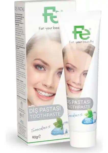 Fe Nane Diş Pastası Smokers 90 g: Çay ve Kahve İçenlere Özel Ferah Nane Aroması