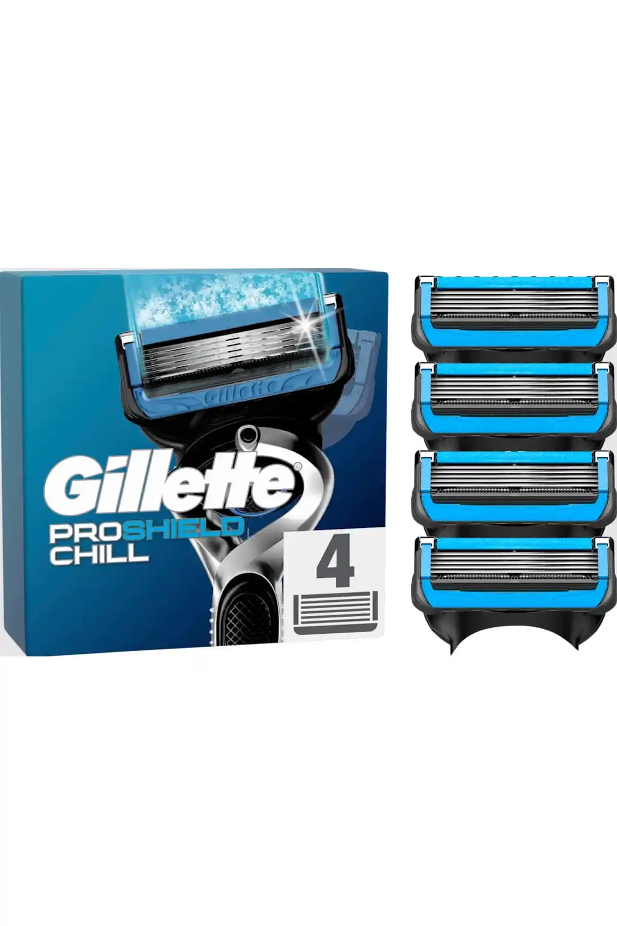 Gillette Fusion Proshield Chill 4'lü Yedek: Özellikler ve Performans İncelemesi