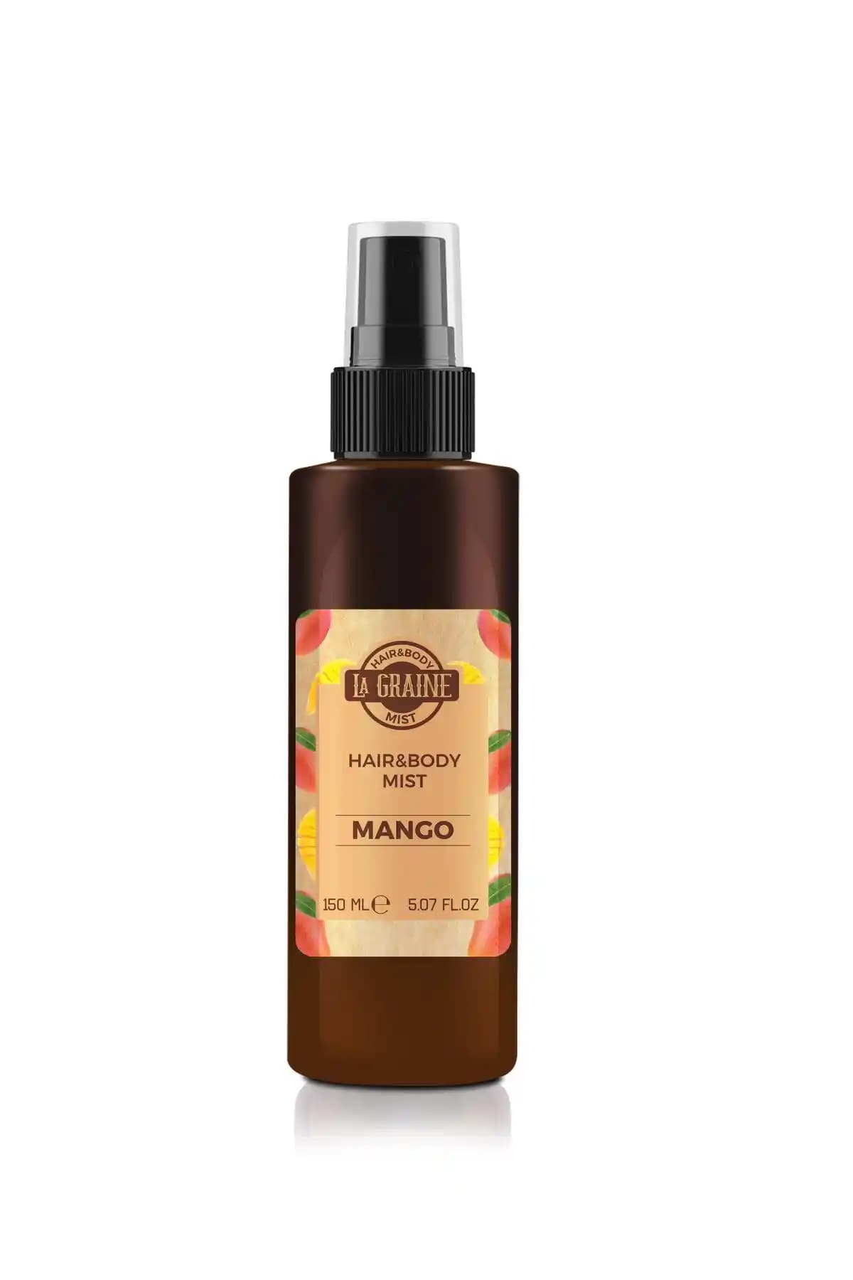 LA GRAINE Mango Saç ve Vücut Misti – 150 ml Çok Yönlü Ferahlatıcı Sprey