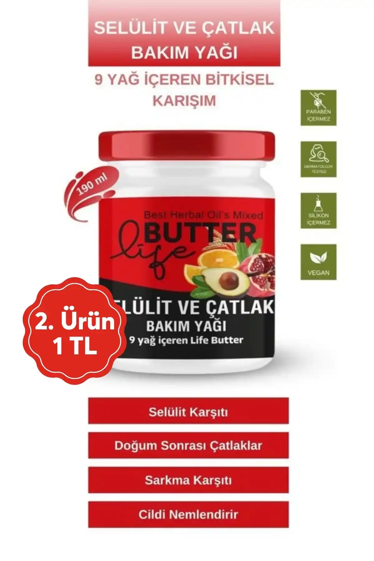 Life Butter Kalça Göğüs Basen Sıkılaştırıcı Jel: Nemlendirme ve Bölgesel Sıkılaşma İçin Jel Formülü