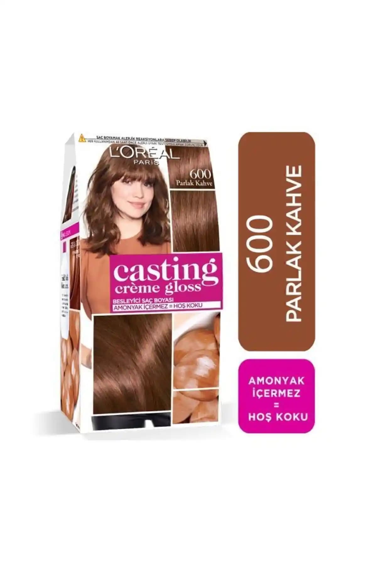 L’Oréal Paris Casting Crème Gloss 600 Parlak Kahve: Amonyaksız Kalıcı ve Doğal Renk Deneyimi